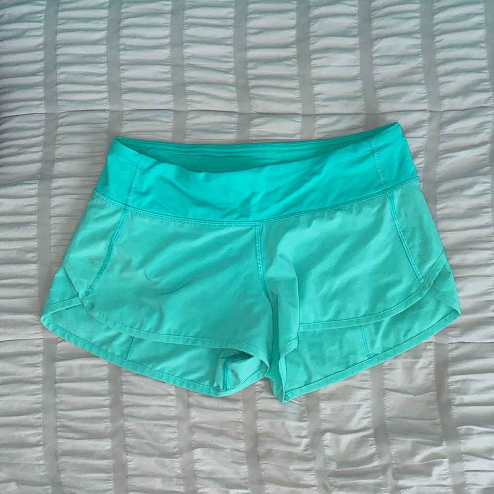 Lululemon Turquoise Speed Short